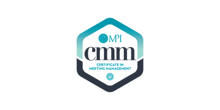 CMM Certificate in Meeting Management badge, issued by MPI